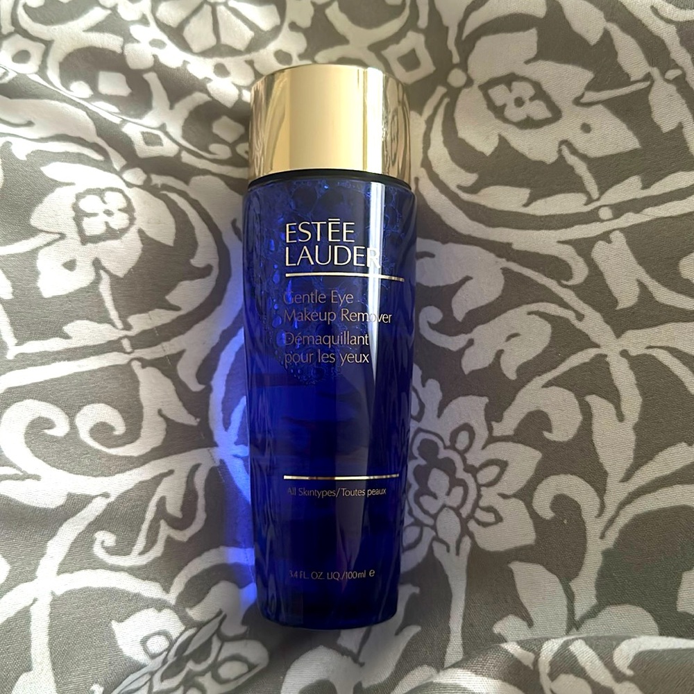 Estée Lauder gentle eye makeup remover. Used once.